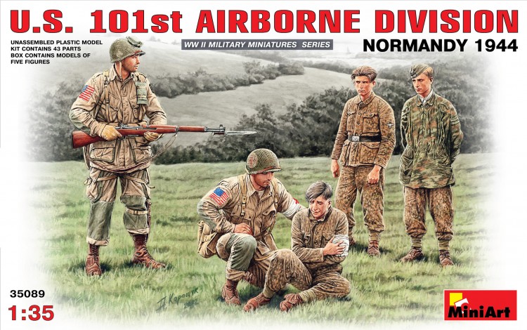 Американская 101-я воздушно-десантная дивизия (Нормандия 1944 г) набор фигур