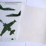 Su-25UB Blue 65 Ukranian Air Forces clover camouflage (Use & Foxbot Decal) masks