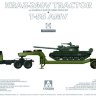 Грузовик Краз 260В + Полуприцеп ЧмЗАП-5247Г + Средний танк Т-55 АМВ сборные модели 1/35