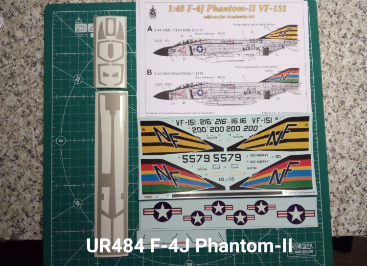 F-4J Phantom II VF-151 ( Фантом) декаль 1/48