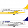 737-200 Lufthansa 1/72