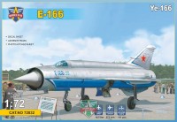 Е-166 літак винищувач збірна модель