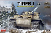 Танк Tiger I с полным интерьером и прозрачными элементами корпуса и башни пластиковая сборная модель
