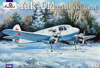 Yak-6M with ski gear 1/72 Amodel