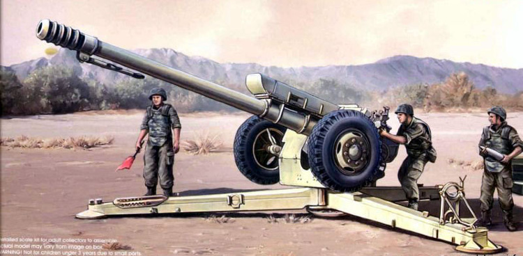 Д-30 Советская 122 мм. гаубица
