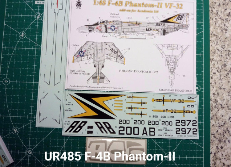 F-4B Phantom II VF-32   Фантом декаль 1/48