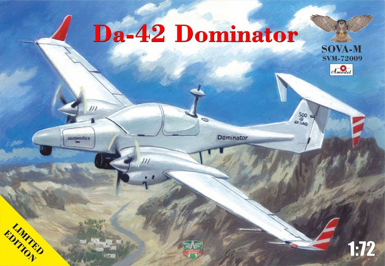DA-42 "Dominator" UAV Israeli army drone plastic model model 1/72