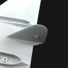 Detailing set for aircraft model KhAI-3 (MikroMir) photo-etched