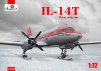 Ил-14Т полярная авиация пассажирский самолет сборная модель