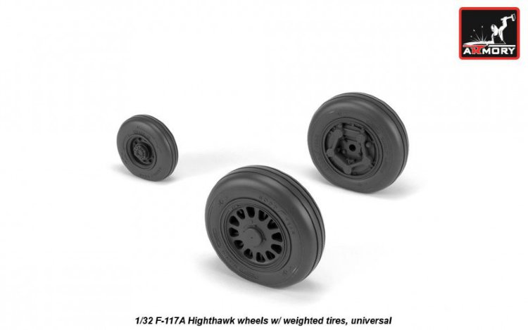 F-117A набор колес  масштаб 1/32 