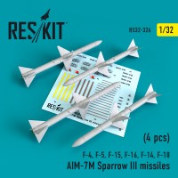 AIM-7M Sparrow III missiles (4pcs )