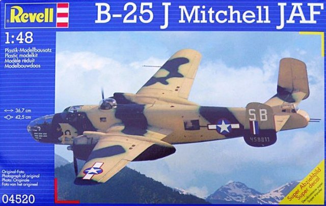B-25J Mitchell JAF сборная модель бомбардировщика