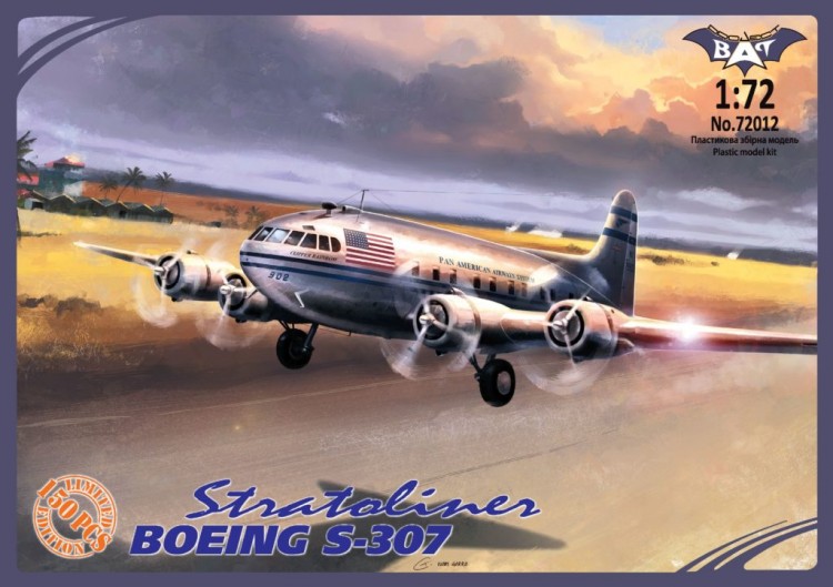 Boeing S-307 Stratoliner PAN AM plastic model
