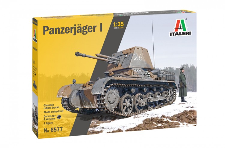 6577 italeri PANZERJAGER1 anti-tank self-propelled guns