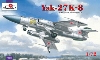 Yak-27K-8 Interceptor fighter plastic model