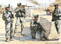 США Check Point в Ираке. Набор сборных фигур