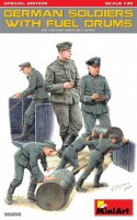 Немецкие солдаты с топливнными бочками. Специальный выпуск Набор фигур