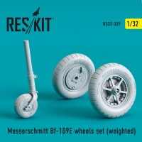 Messerschmitt Bf-109E wheels set (weighted)