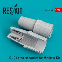 Su-33 exhaust nozzles for Minibase model kit
