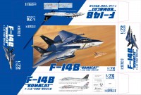 F-14B Bombcat plastic model kit scale1/72