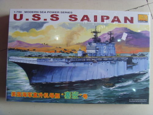 Американский легкий Авианосец Saipan (CVL-48) сборная модель 1/700
