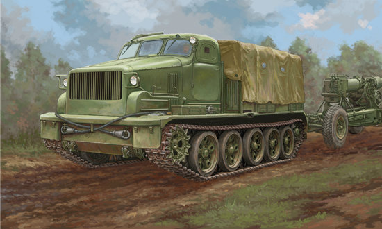 Советский артиллерийский тягач АТ-Т сборная модель