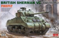 Британский средний танк Sherman VC Firefly с рабочими траками пластиковая сборная модель