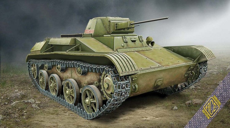T-60 Soviet Light Tank zavod 264 (spoked wheels, model 1942) 
