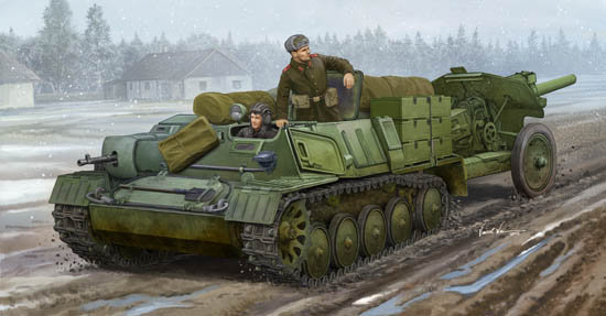 АТ-П Советский артиллерийский тягач сборная модель