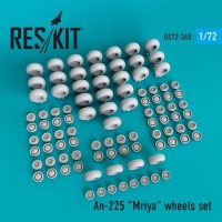 An-225 Mriya resin wheels set 1/72