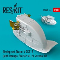 Aiming set Sturm-V 9K113 (with Raduga-Sh) Mi-24 Zvezda 1/48
