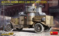 AUSTIN ARMOURED CAR IRELAND 1919-21. BRITISH SERVICE INTERIOR PLASTIC MODEL KIT