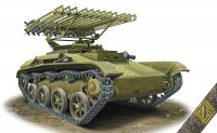 BM-8-24 Katiusha on T-60 chassie plastic model kit