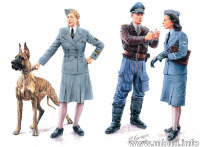 Жінки на війні: Німеччина, Luftwaffe помічники набір збірних фігур