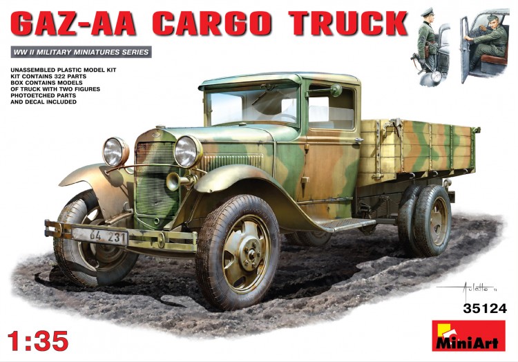 GAZ-AA CARGO TRUCK 1.5t TRUCK plastic model kit