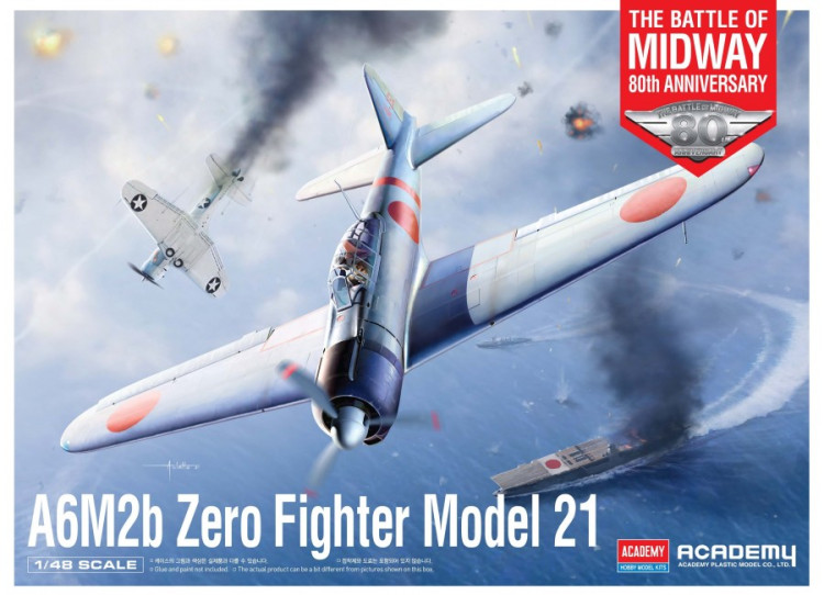 ACADEMY 12352 A6M2b Zero Fighter Model 21 (Battle of Midway)