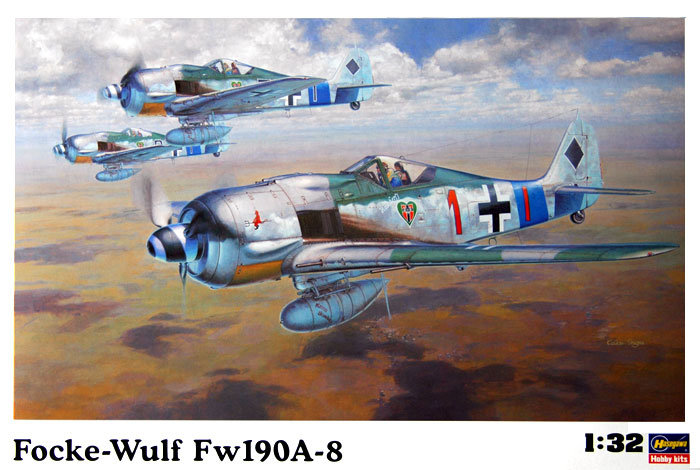 FW-190A-8 Focke-wulf  Истребитель-бомбардировщик сборная модель 1/32