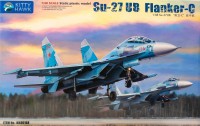 Su-27UB Flanker C Kitty Hawk plastic model kit