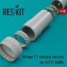 Mirage F.1 exhaust nozzles for KITTY HAWK KIT 1/48