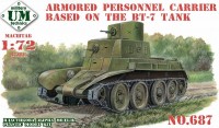 Бронетранспортер на базе танка БТ-7 сборная модель