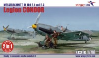 Bf 109 E-1 и E-3 "Легион Кондор" 1/48 сборная модель 2 в 1 