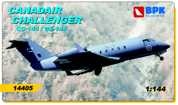 Canadair Challenger CC-144/CE-144 passenger plane plastic model 1/144