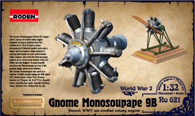 Gnome Monosoupape 9B aircraft engine