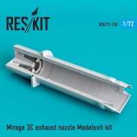 Mirage IIIC exhaust nozzle Modelsvit kit