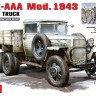 GAZ-AAA Mod. 1943. CARGO TRUCK plastic model kit