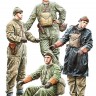 Polish tank crew plastic model kit