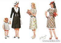 Женщины Второй Мировой Войны набор сборных фигур