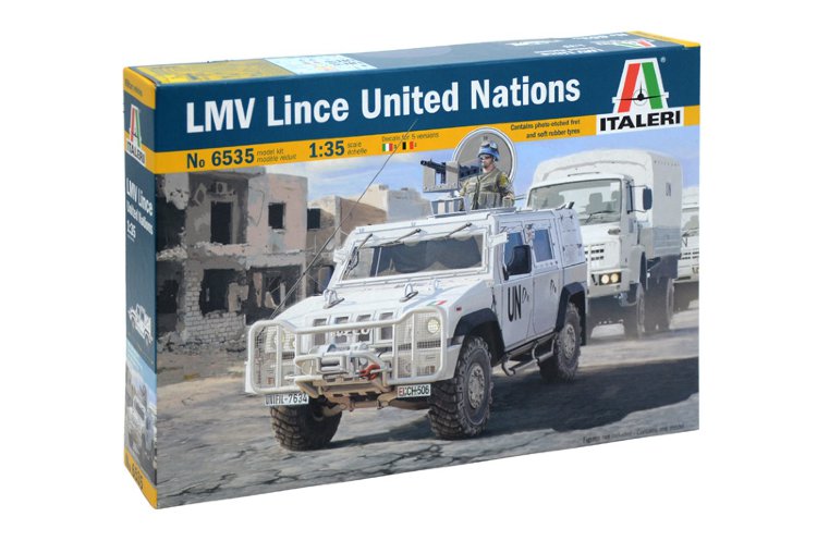 бронеавтомобиль  LMV Lince United Nations  ООН сборная модель 