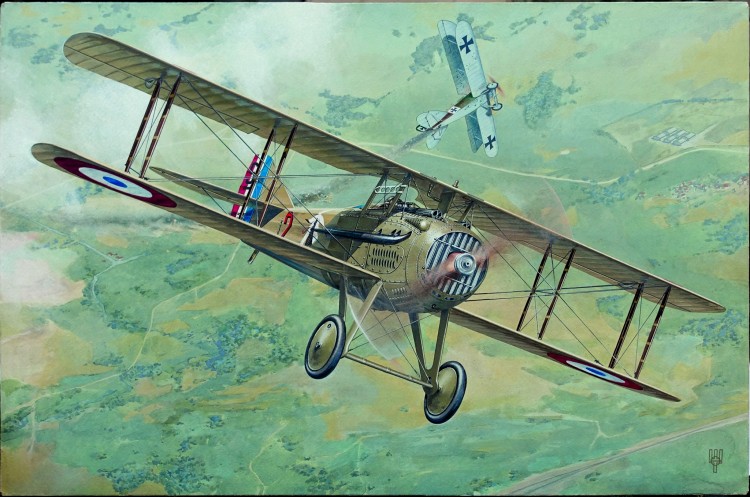 Spad XIIIc1 (early) fighter plastic model kit 1/32