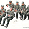 Немецкая пехота едет на фронт набор сборных фигур